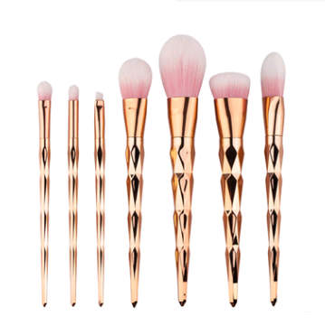 7 makeup brushes, makeup tools, diamond makeup brush foundation brush 7 makeup brushes, makeup tools, diamond makeup brush foundation brush